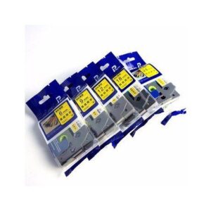 POT TRAKA TZE-S231 12mm crno na bijelo Brother 8m ljepljive